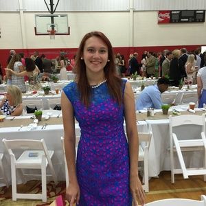 Pretty Blue-Pink Dress